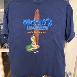 Vintage Woodys Longboards shirt